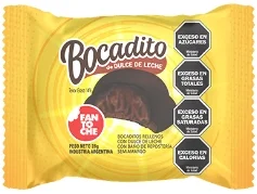 FANTOCHE BOCADITO DE DULCE DE LECHE X 20 UN.