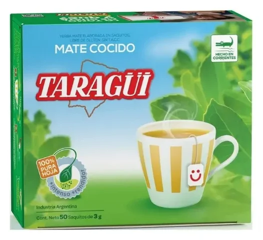 TARAGUI MATE COCIDO S/ENS X 50 UN.