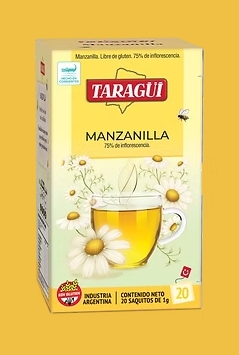 TARAGUI TE MANZANILLA X 20 UN.
