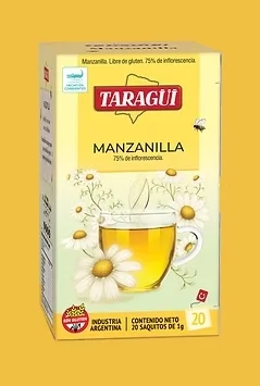 TARAGUI TE MANZANILLA X 20 UN.