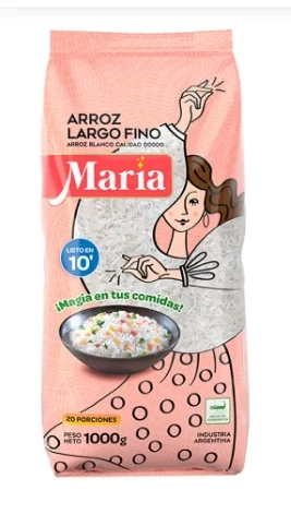 ARROZ MARIA LARGO FINO X 500 GRS 