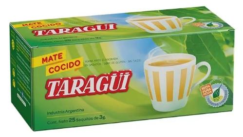 TARAGUI MATE COCIDO S/ENSOBRAR X 25 UN.