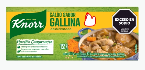 KNORR CALDO DE GALLINA X 12 UN. 