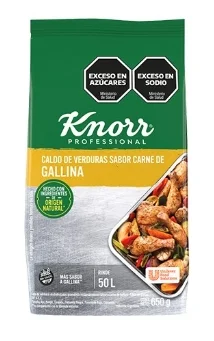 KNORR CALDO P/SABORIZAR GALLINA  SOBRE X 10 UN.