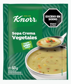 KNORR SOPA CREMA VEGETALES BALANCE X 60 GRS.