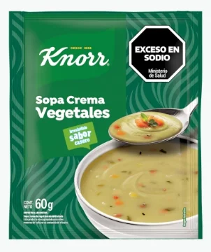 KNORR SOPA CREMA VEGETALES BALANCE X 60 GRS.