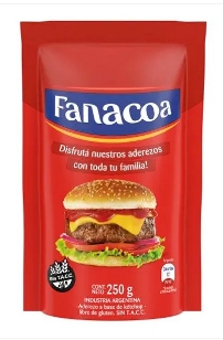 FANACOA KETCHUP X 250 GRS.
