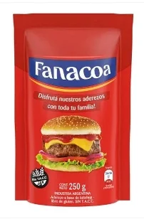 FANACOA KETCHUP X 250 GRS.