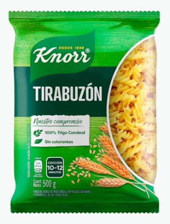 KNORR FIDEOS TIRABUZON X 500 GRS.