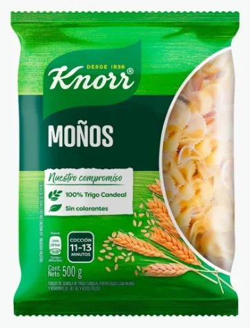 KNORR FIDEOS MOÑOS X 500 GRS.