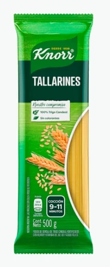 KNORR FIDEOS TALLARIN X 500 GRS.
