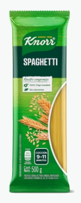 KNORR FIDEOS SPAGHETTI X 500 GRS.