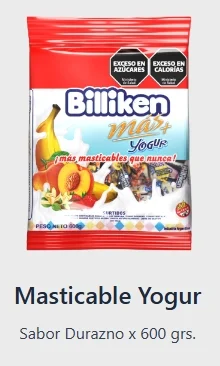 BILLIKEN MASTICABLES YOGUR X 600 GRS.