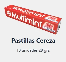 MULTIMINT CEREZA X 12 UN.
