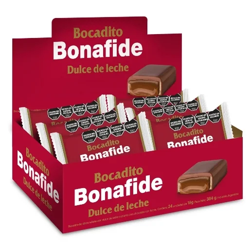 BONAFIDE BOCADITO D/LECHE X 24 UN.
