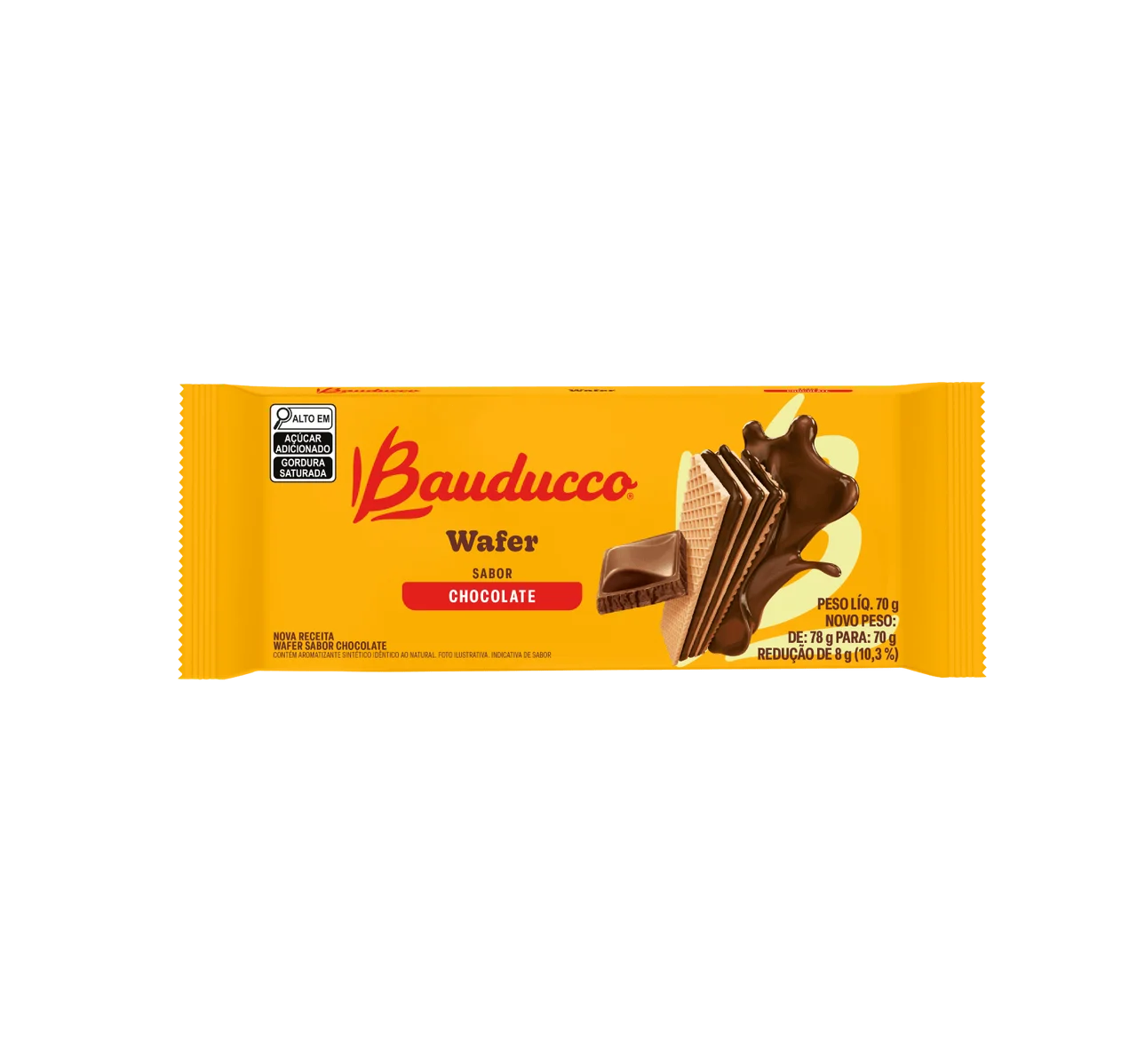 BAUDUCCO GALLETAS OBLEA CHOCOLATE X 78 GRS.