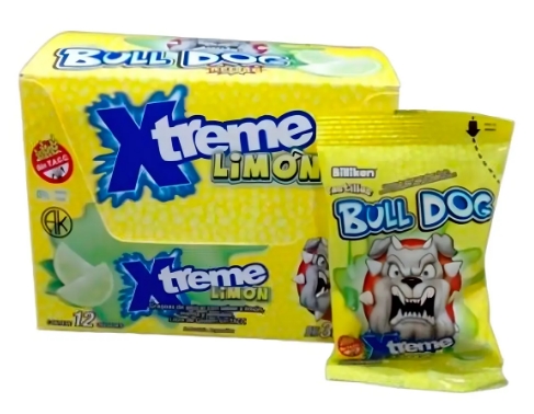 BULL DOG PASTILLAS LIMON EXTREME X 12 UN.