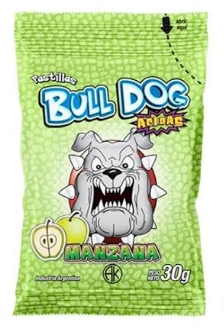 BULL DOG PASTILLAS MANZANA X 12 UN.
