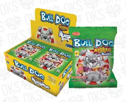 BULL DOG GOMITAS HUESITOS X 12 UN.