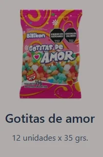 BILLIKEN GOTITAS DE AMOR X 12 UN.