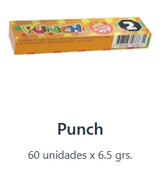 PASTILLAS MINI PUNCH X 60 UN.