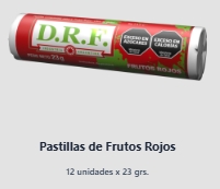 D.R.F. FRUTOS ROJOS X 12 UN.