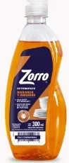 ZORRO L.V. ULTRA NARANJA Y JENGIBRE X 300 ML.