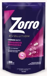 ZORRO LIQUIDO EVO. FRAG.DURADERA DOY PACK X 800 ML.
