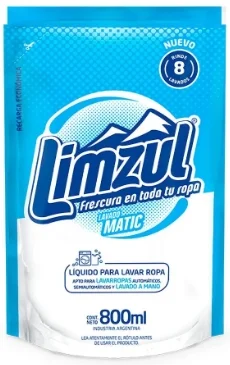 LIMZUL LIQUIDO CLASICO DOY PACK X 800 ML.