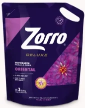 ZORRO SUAVIZANTE ORIENTAL DOY PACK X 3 LTS.