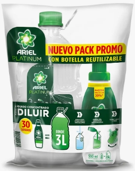 ARIEL P/DILUIR BOTELLA X 500 ML.+ BIDON