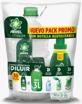 ARIEL P/DILUIR BOTELLA X 500 ML.+ BIDON