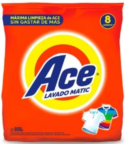 ACE JABON EN POLVO MATIC X 800 GRS.