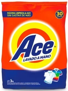 ACE JABON EN POLVO REGULAR X 3 KGRS.