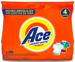 ACE JABON EN POLVO MATIC X 400 GRS.