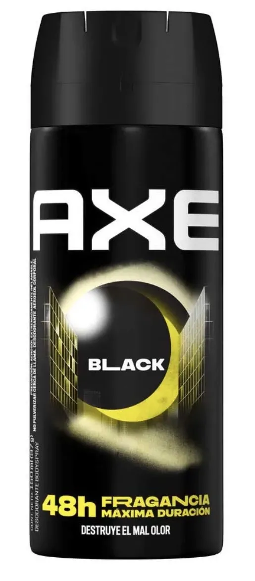 AXE DEO AEROSOL BODY SPRAY BLACK X 97 GRS.
