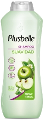PLUSBELLE SHAMPOO (MANZANA) SUAVIDAD X 1 LT.