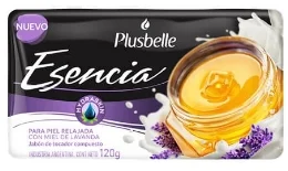 PLUSBELLE JABON ESENCIA PIEL RELAJ. X 120 GRS.