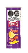 PRINGLES CHEDAR E BACON  X 105 GRS.