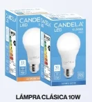 CANDELA LAMPARAS LED LUZ FRIA X 10 W.X 5 UN.
